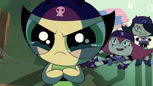 Sad Girl Powerpuff Girls Buttercup GIF