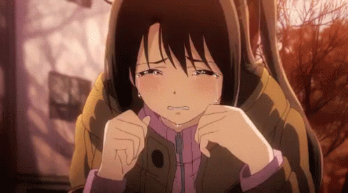 Sad Girl Uzuki Shimamura Cinderella Girls Anime GIF