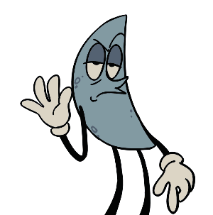 Sad Half Moon Passive Aggressive Waving GIF