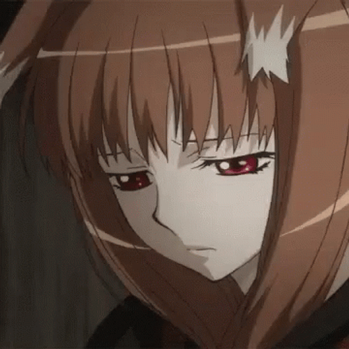 Sad Holo Looking Down Aesthetic GIF