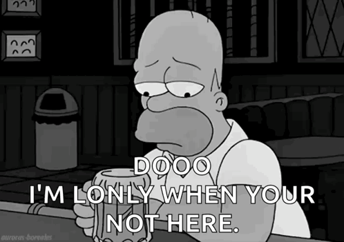 Sad Homer Simpson GIF