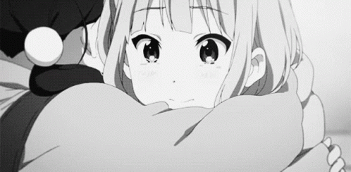 Sad Hug Emotional Anime GIF