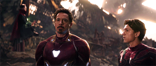 Sad Iron Man Tony Stark Sigh GIF