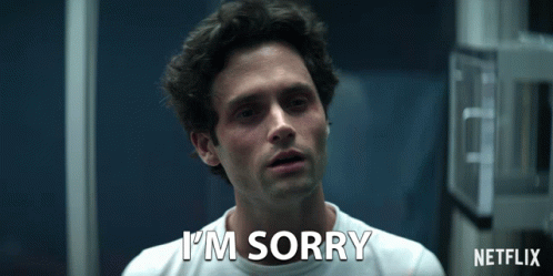 Sad Joe Goldberg Im Sorry GIF