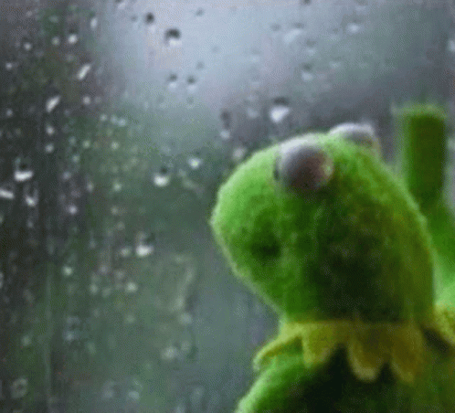 Sad Kermit Alone Moments Meme GIF