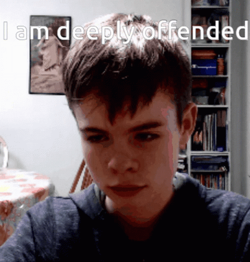 Sad Kid Deeply Offended GIF