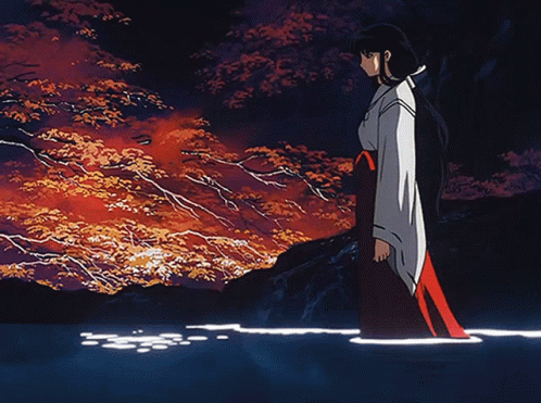 Sad Kikyo Of Inuyasha GIF