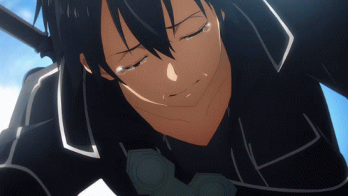 Sad Kirito Crying GIF