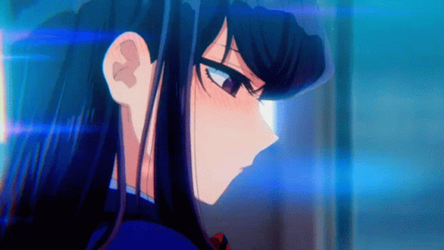 Sad Komi Can't Communicate GIF