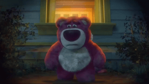 Sad Lotso Bear GIF