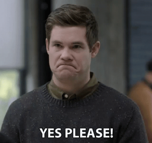 Sad Man Yes Please GIF