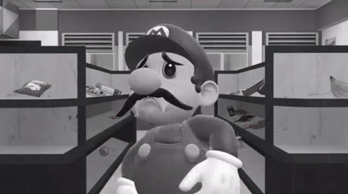 Sad Mario No Spaghetti In Smg4 GIF