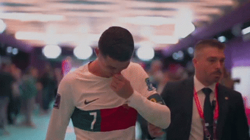 Sad Moments Of Ronaldo Goal GIF