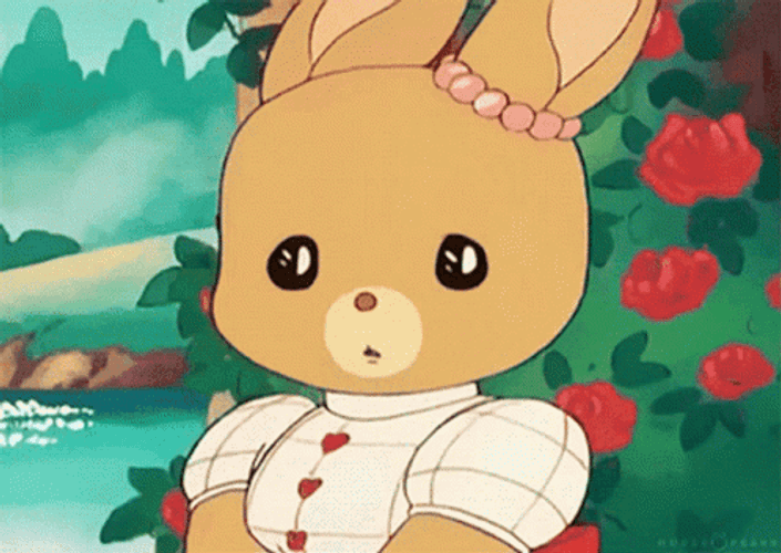 Sad Monogatari Bunny Aesthetic GIF
