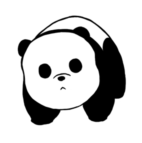 Sad Panda Cute Cartoon GIF 