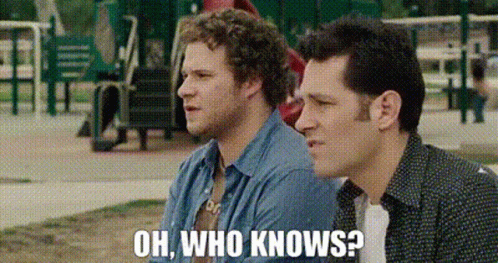 Sad Paul Rudd Oh Who Knows GIF