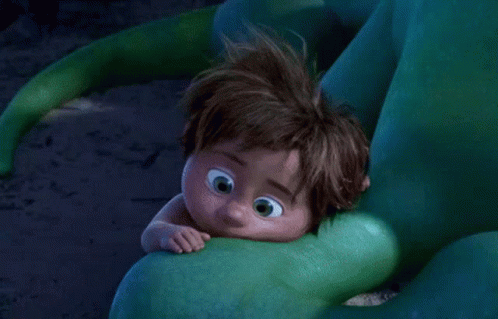 Sad Primitive Kid Spot Good Dinosaur GIF