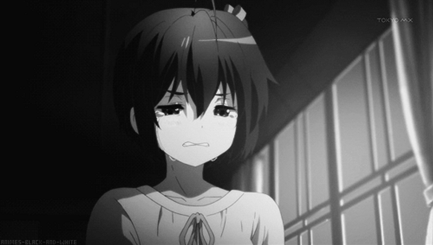 Sad Rikka Takanashi Crying GIF