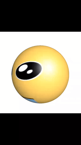 Sad Smiley Face With Tear GIF