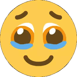 Sad Smiley Face with Tears