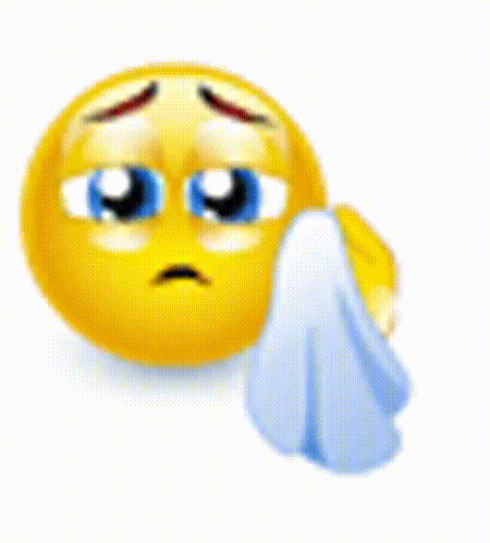 Sad Smiley Face GIF