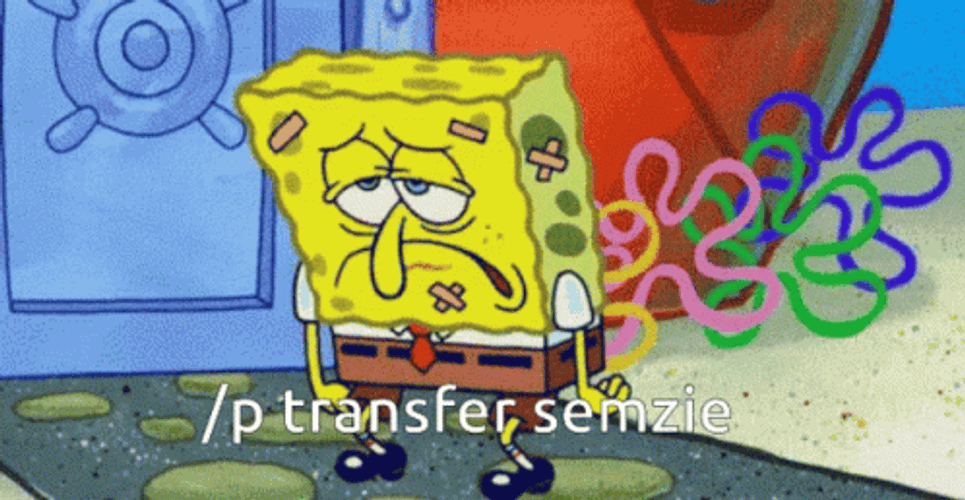 Sad Spongebob Wounded GIF