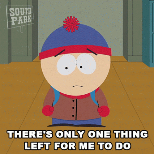 Sad Stan Marsh from South Park