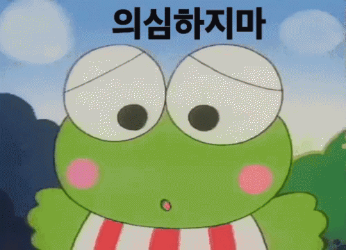 Sad Thinking Keroppi GIF
