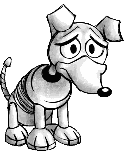 Sad Toy Story Robot Dog Drawing