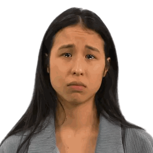 Sad Woman in Grey Sweater