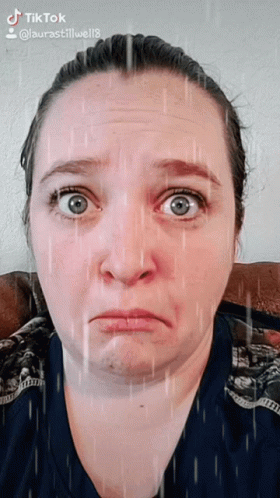 Sad Woman TikTok Watermark GIF
