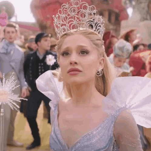 Sad Woman With Crown