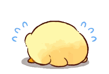 Sad Yellow Chicken Cartoon