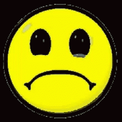 Sad Yellow Crying Emoji GIF