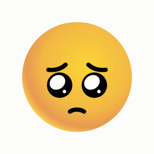 Sad Yellow Smiley GIF