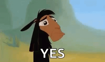Sad Yes Llama Kuzco GIF