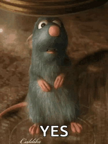 Sad Yes Remy From Ratatouille GIF