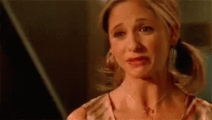 Sad Yes Sarah Michelle Gellar GIF