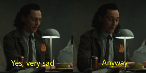 Sad Yes Tom Hiddleston GIF
