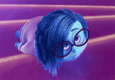 Sadness Hiding Face Inside Out GIF