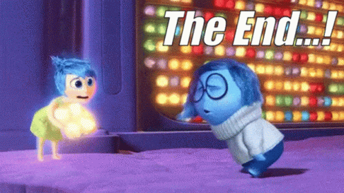 Sadness Inside Out Joy The End GIF