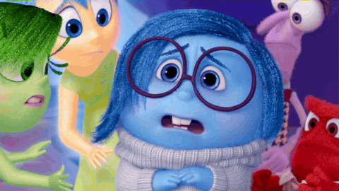 Sadness Inside Out Speaking GIF