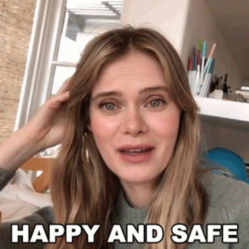 Sarah Paxton Happy And Safe GIF