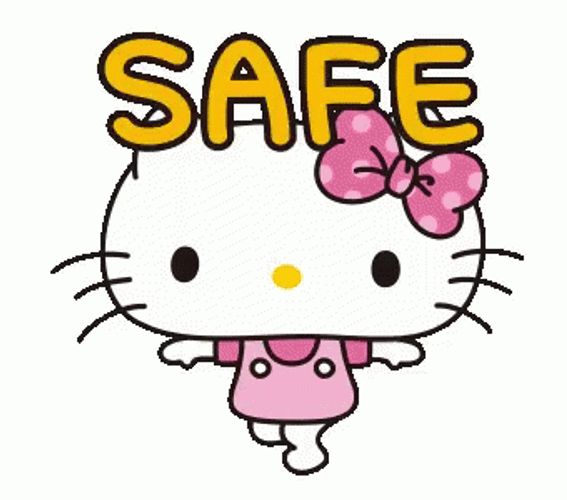Safe Adorable Hello Kitty GIF