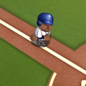 Safe Baseball Game Animation GIF