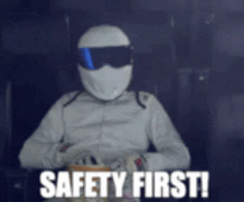 Safety First Full Face Helmet GIF
