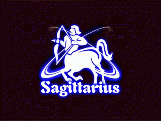 Sagittarius Sign With Archer On Horse GIF