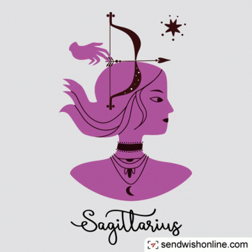 Sagittarius Woman With Bow And Arrow GIF