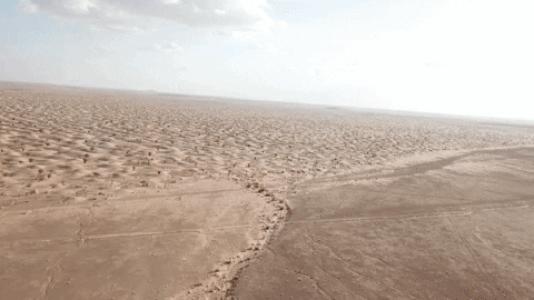 Sahara Desert Aerial View GIF
