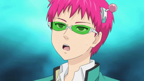 Saiki K Sleepy Face GIF